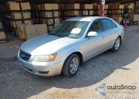 2007 Hyundai Sonata Gls из США, поврежденный, VIN 5NPET46C47H287197